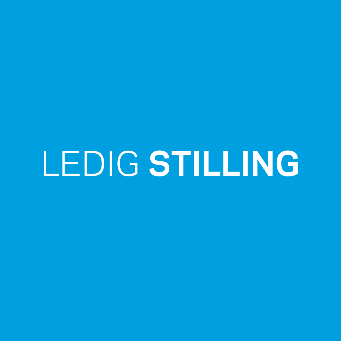 Stilling ledig